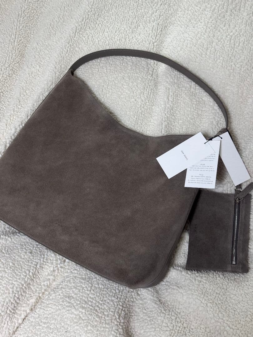 【新品タグ付】ROH SEOUL PULPY HOBO BAG SUEDE
