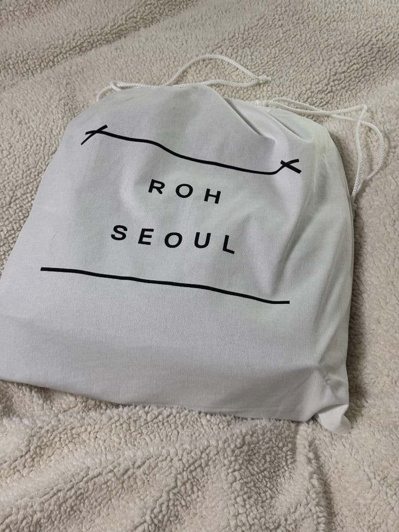 【新品タグ付】ROH SEOUL PULPY HOBO BAG SUEDE