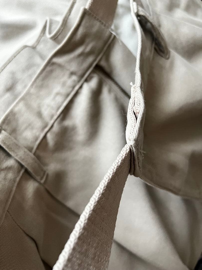 MAISON EUREKA メゾンエウレカ チノ リメイクラップパンツ