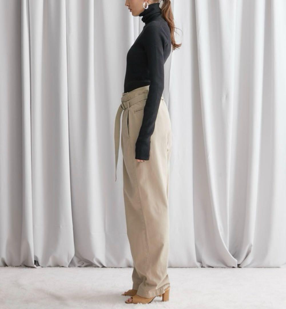 MAISON EUREKA メゾンエウレカ チノ リメイクラップパンツ