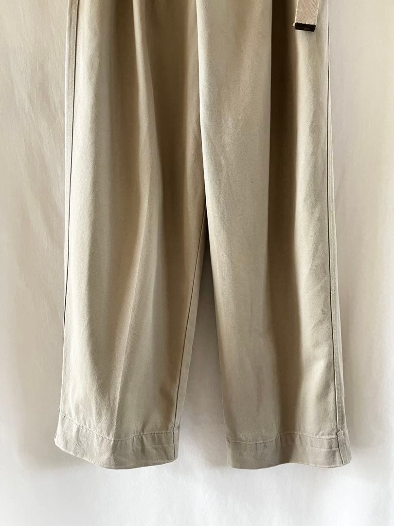 MAISON EUREKA メゾンエウレカ チノ リメイクラップパンツ