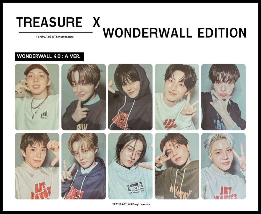 アイドル TREASURE x WONDERWALL