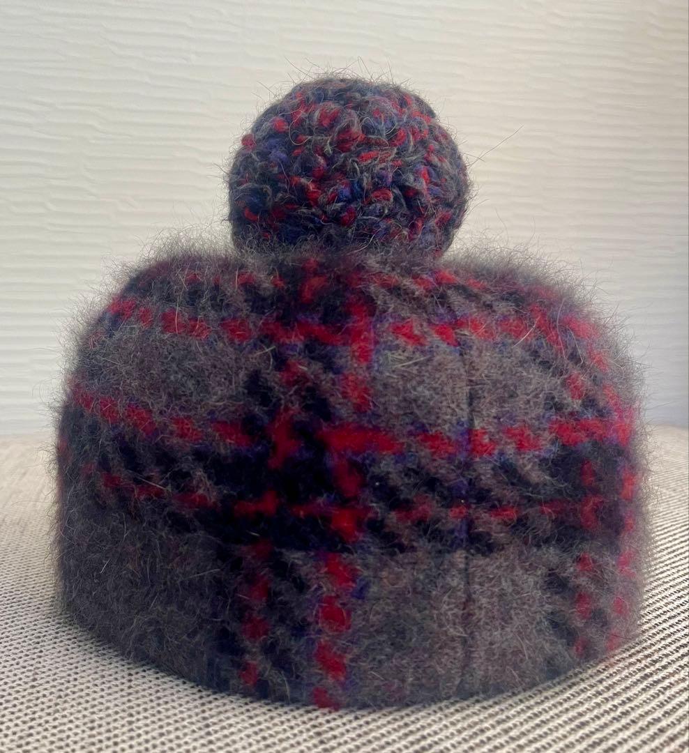 VIVIENNE WESTWOOD チェック　ウール ベレー帽