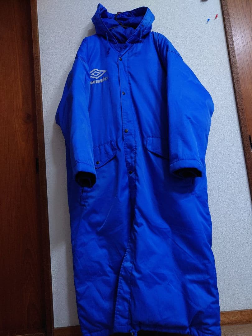 UMBRO　ロング　ダウン　ベンチコート　ブルー　XL　アンブロ　xo　大きい