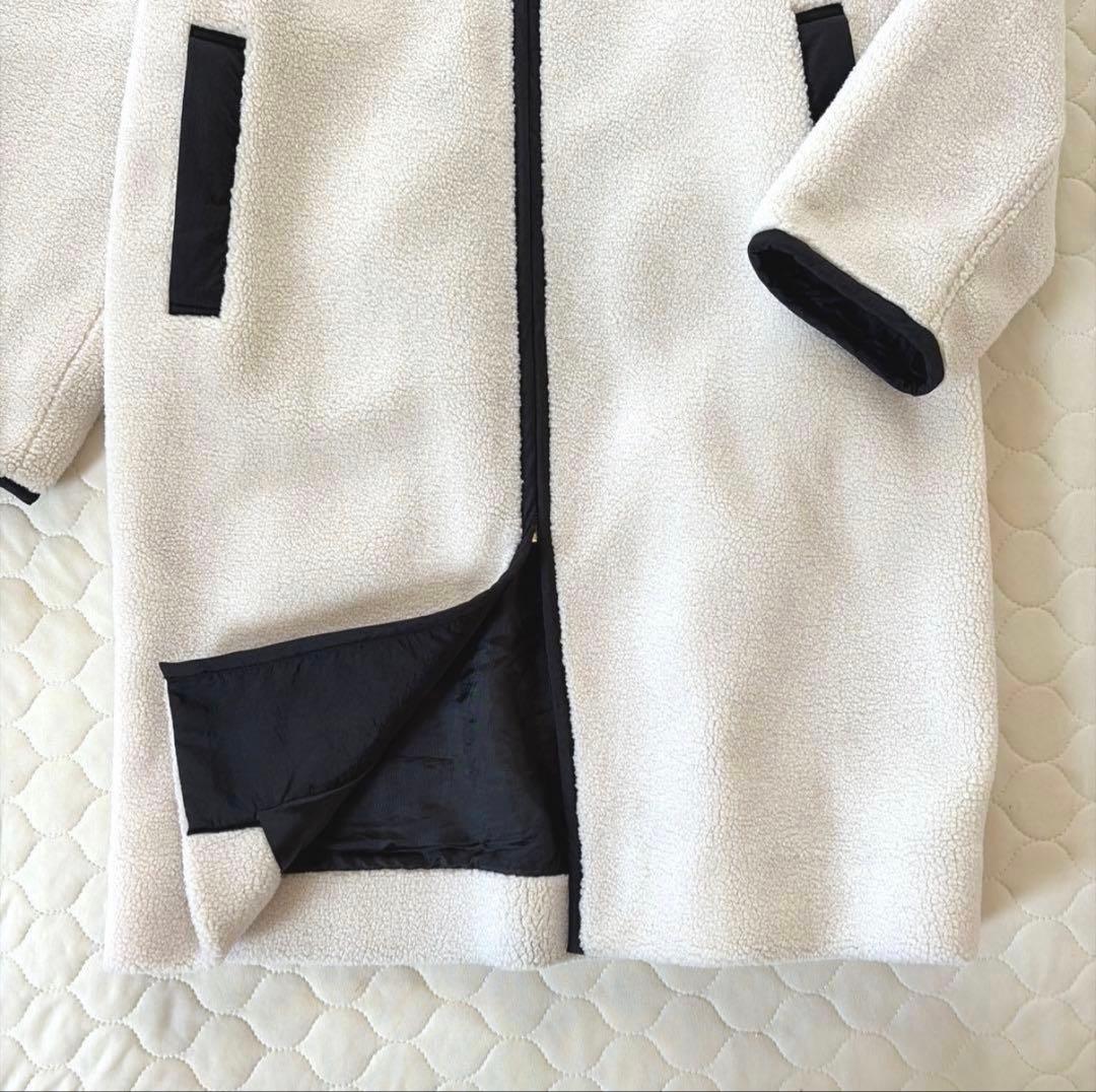 【極美品】リヴドロワ ✴︎小山田早織さんスタイリング ノーカラーボアコート