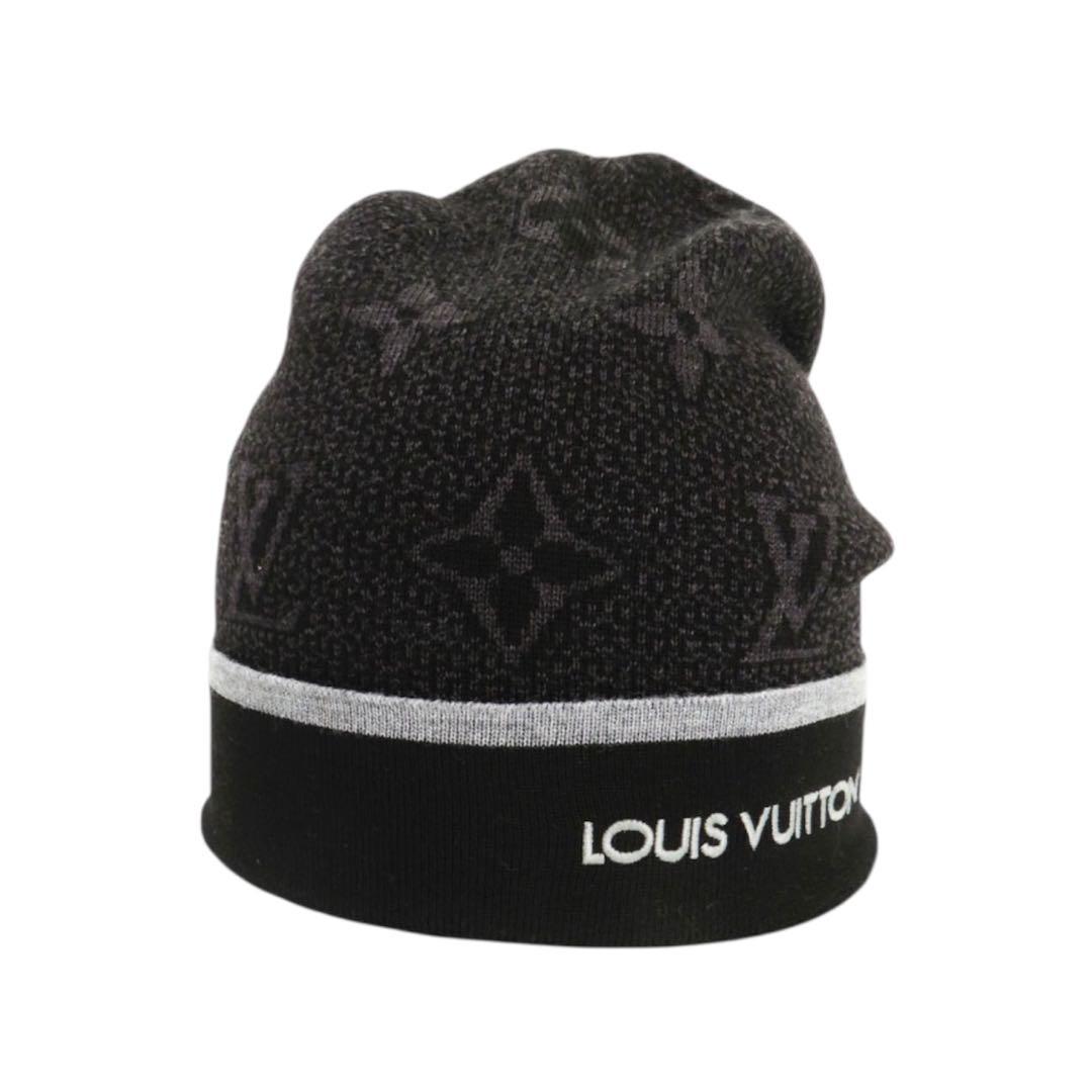 LOUIS VUITTON モノグラム柄 ビーニー ニット帽