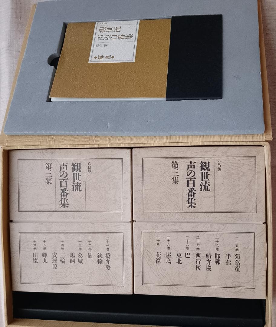 観世流 声の百番集 第三集 CD版