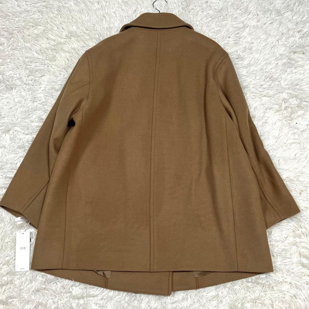 未使用品✨23区 ソフトメルトン ピーコート キャメル 大きいサイズ3XL