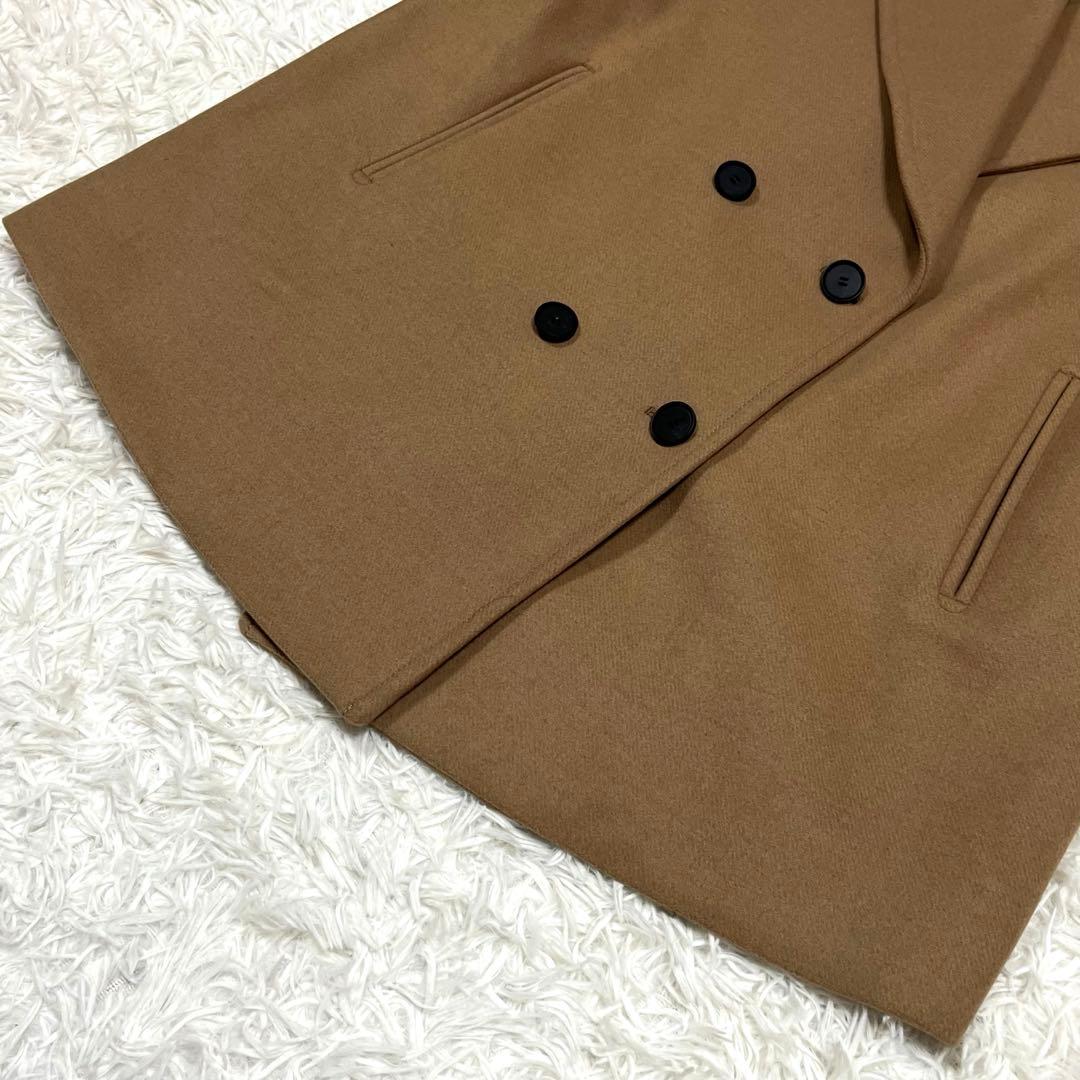 未使用品✨23区 ソフトメルトン ピーコート キャメル 大きいサイズ3XL