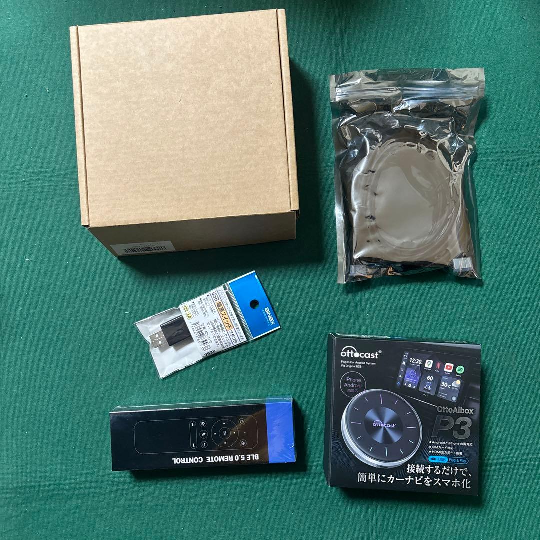Ottocast P3 オットキャスト(リモコン・ケーブルセット)