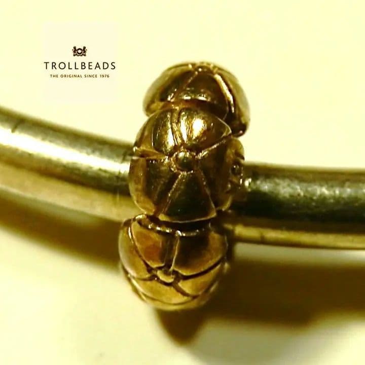 y*b様 トロールビーズ　TROLLBEADS 18Kゴールド ゴールデンリース