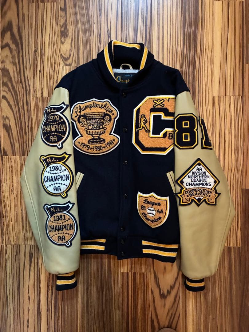 チャンピオン　champion BUDDY アワードジャケット　スタジャン