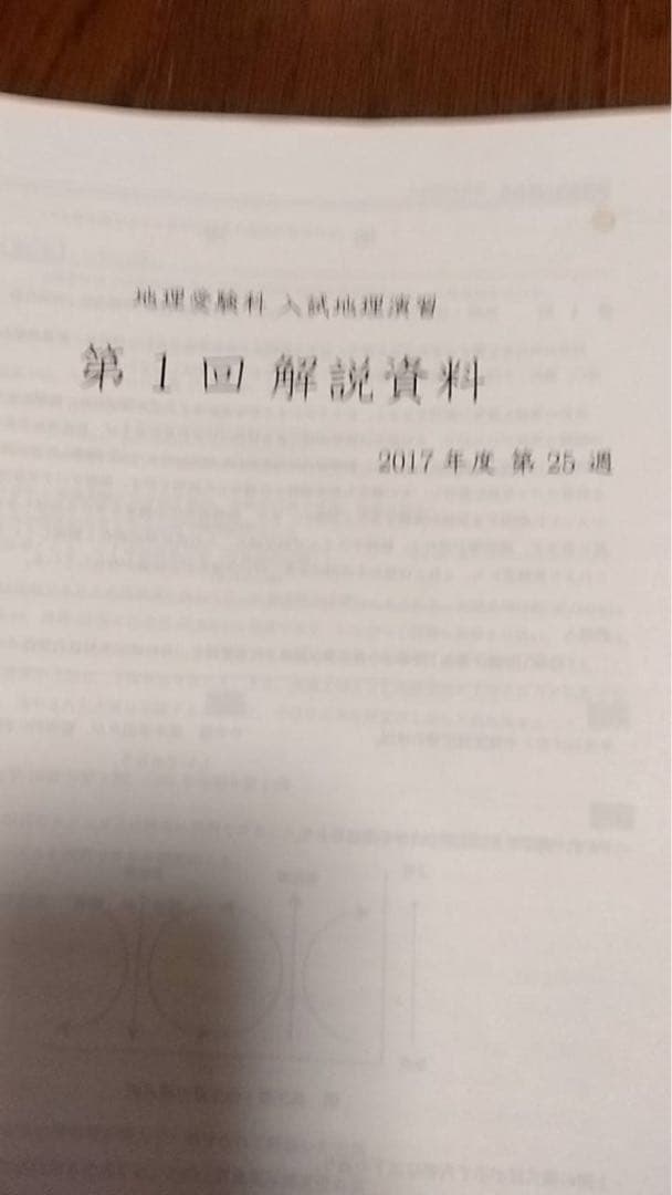 鉄緑会　地理　高3 直前講習　夏期講習