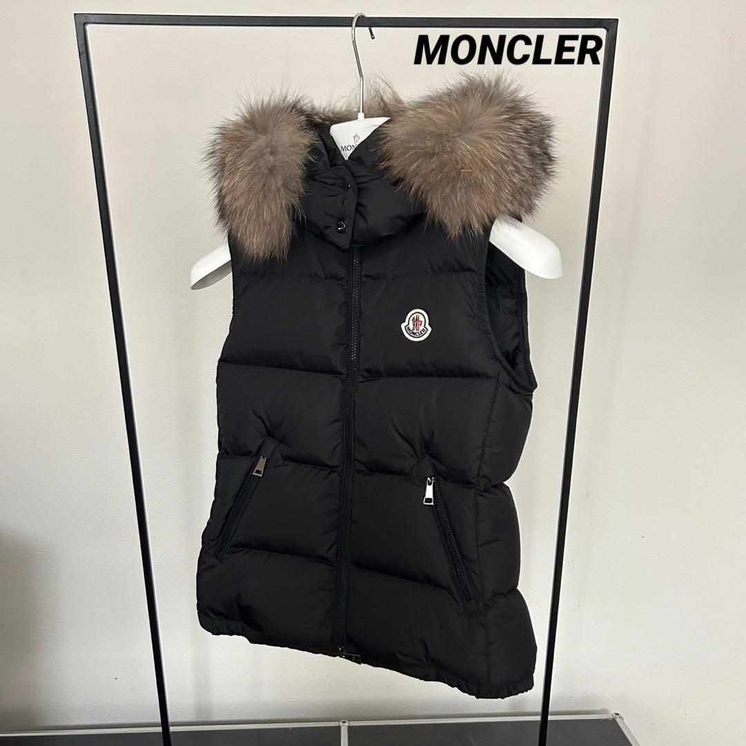 モンクレール★ダウンベスト★GALLINULE★ガリヌール★ブラック★00★正規