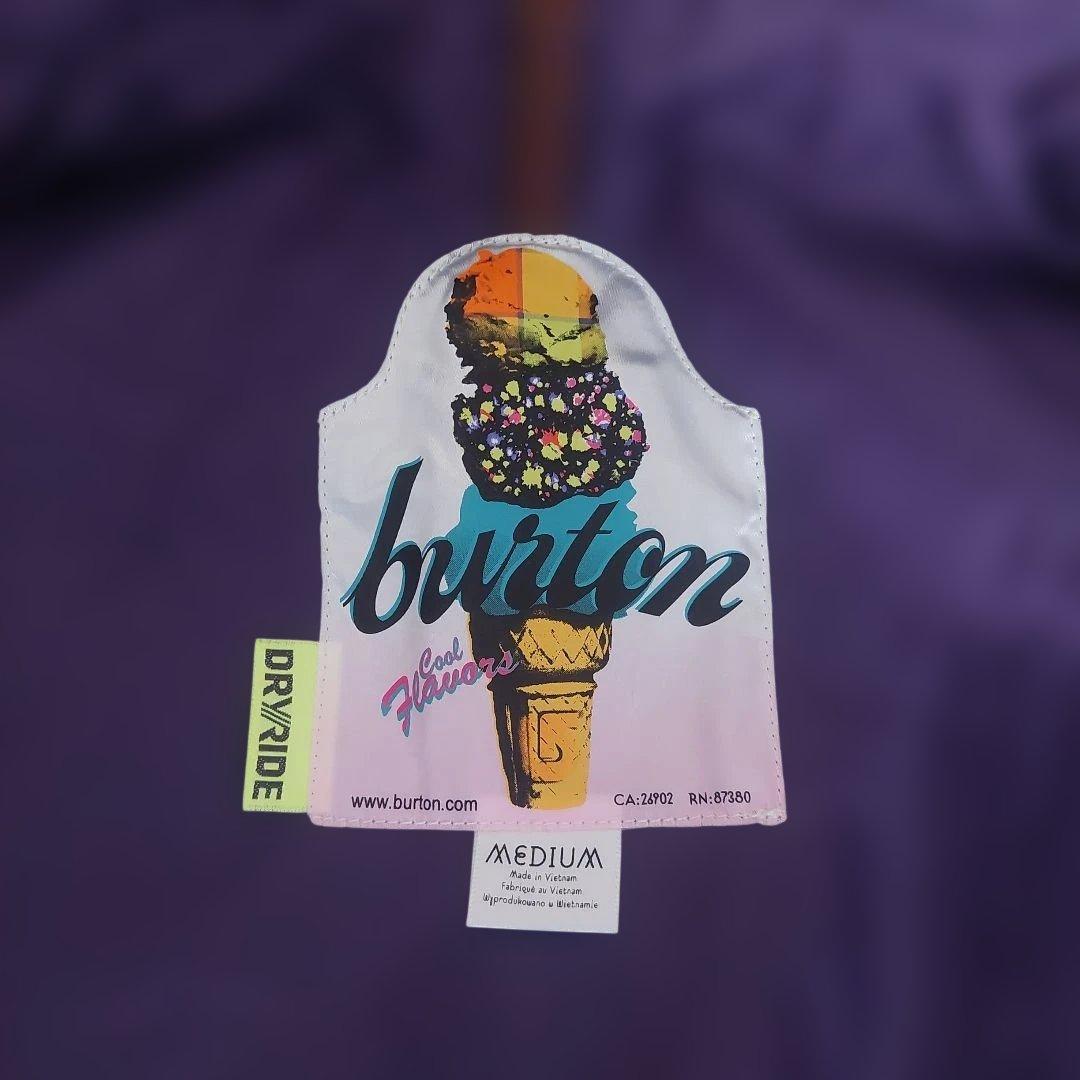 burton 紫色 スノーボードジャケット M