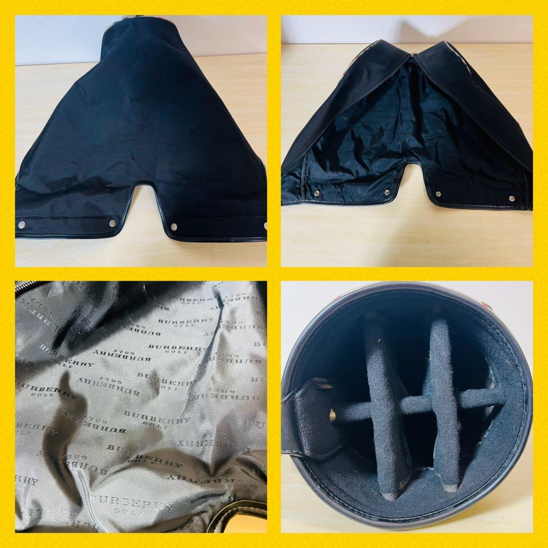 Burberry ノバチェック カート型 キャディバック ゴルフバック