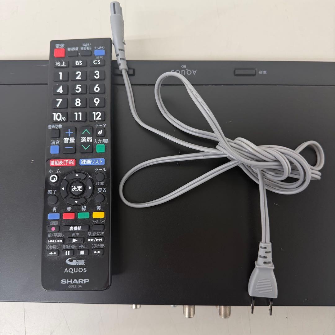 シャープ AQUOS ブルーレイレコーダー　2B-C05BW1 訳アリ