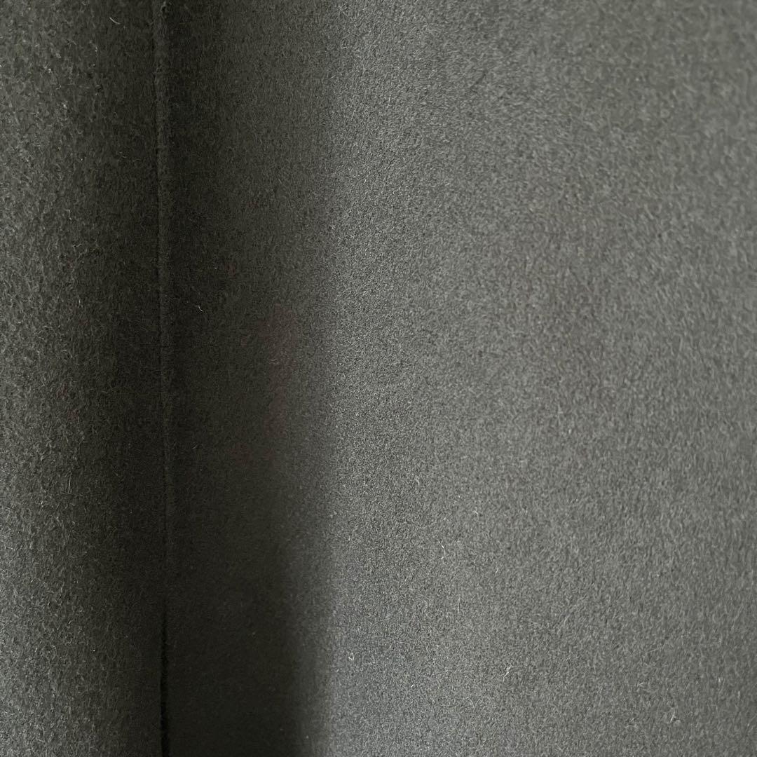 Spick&Span SUPER110Sダブルビーバーコート　黒