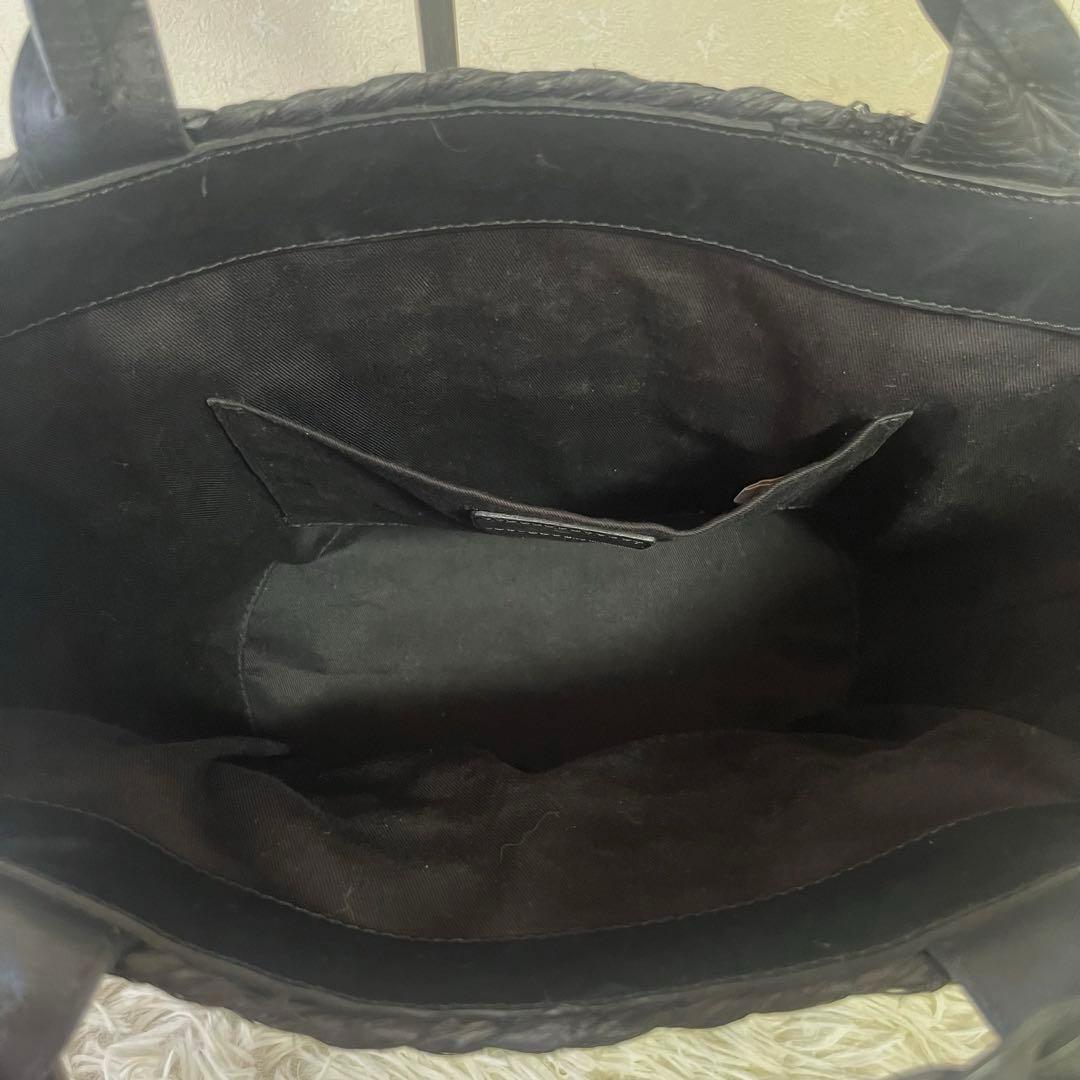 ヘレンカミンスキー　ラフィア　カゴバッグ　Marhianna 黒　トートバッグ