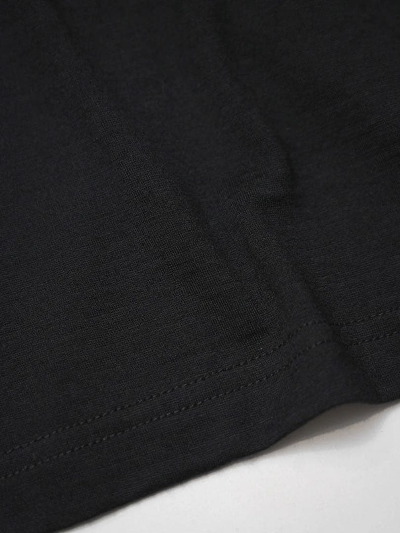 【新品】 DAN Wool Oversized Tee Black