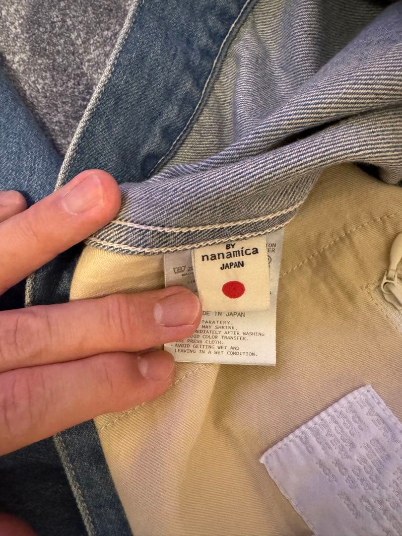 【美品】【nanamica】Short Denim Jacket Mサイズ
