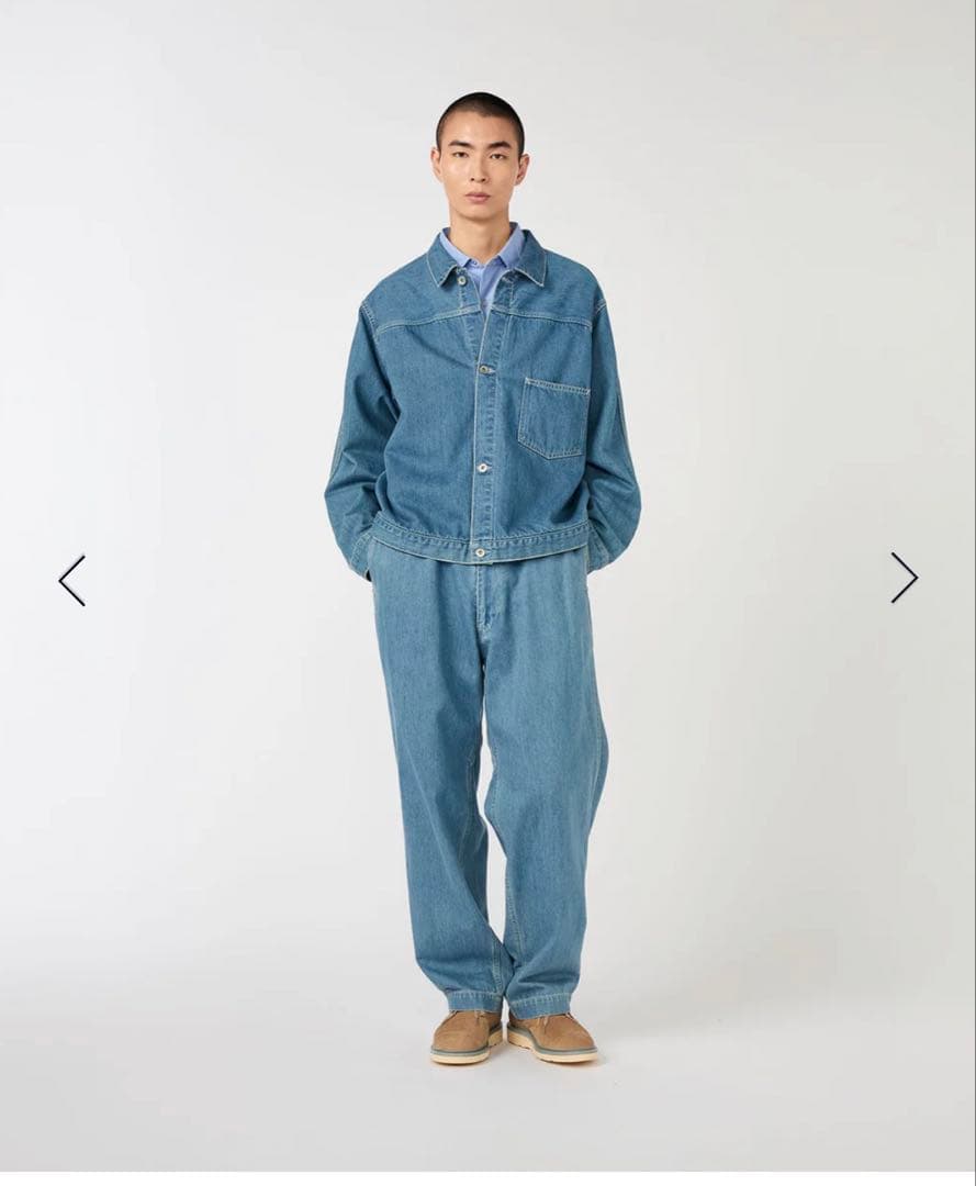 【美品】【nanamica】Short Denim Jacket Mサイズ