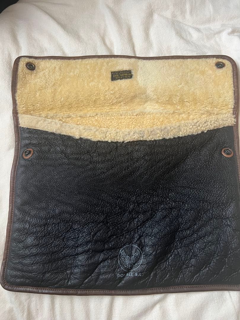 専用ページ　　DOUBLE RL レザー フラップバッグ