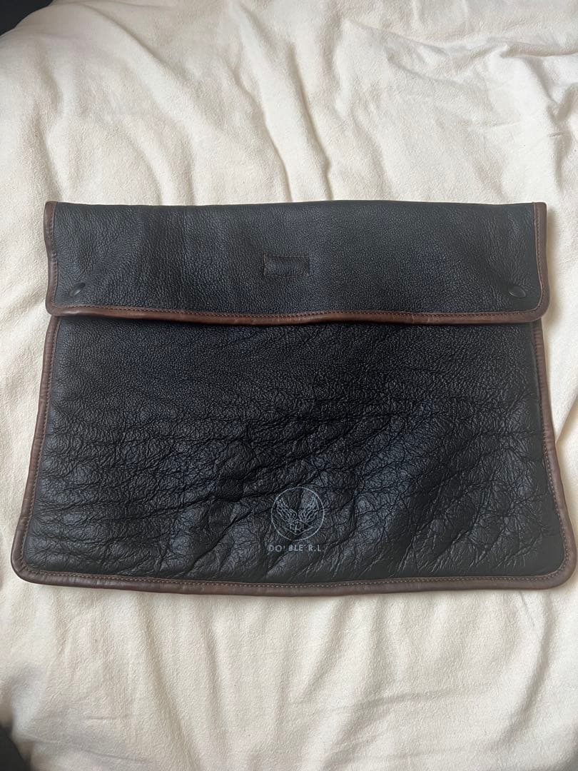 専用ページ　　DOUBLE RL レザー フラップバッグ