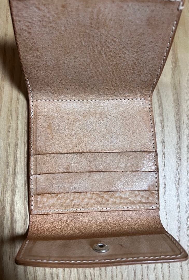 【未使用】Hender Scheme clasp wallet ナチュラル