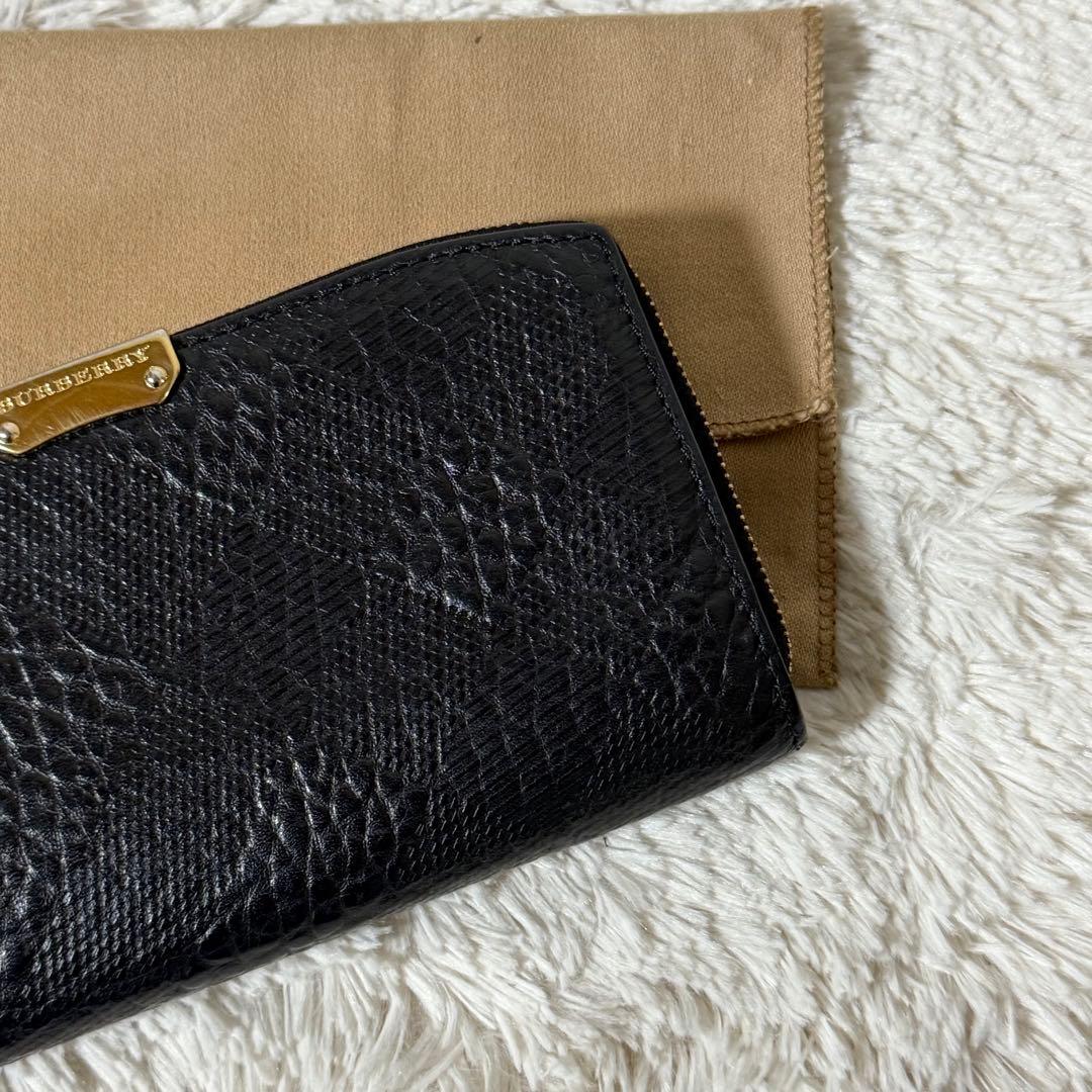 ⭐️極美品⭐️　バーバリー　Alvington　長財布　ロングウォレット　レザー
