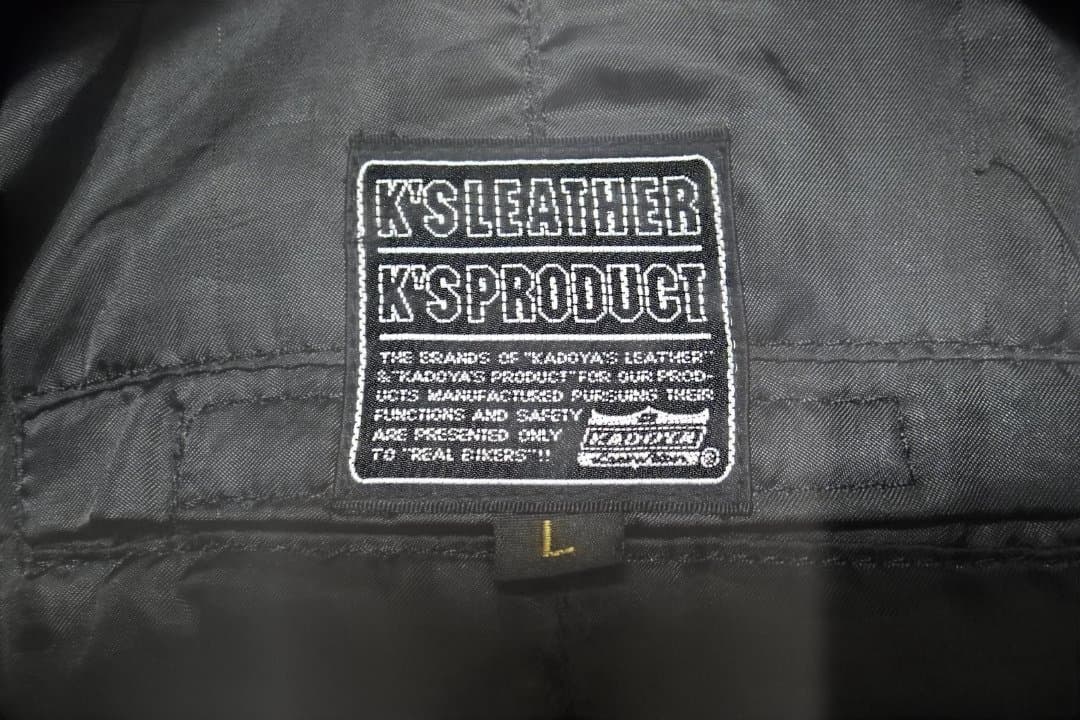 【ほぼ未使用】SR-Origin　カドヤレザージャケット超美品　サイズ　L
