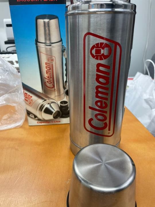 レア！UKコールマン　水筒　美品　箱付き　coleman　UK