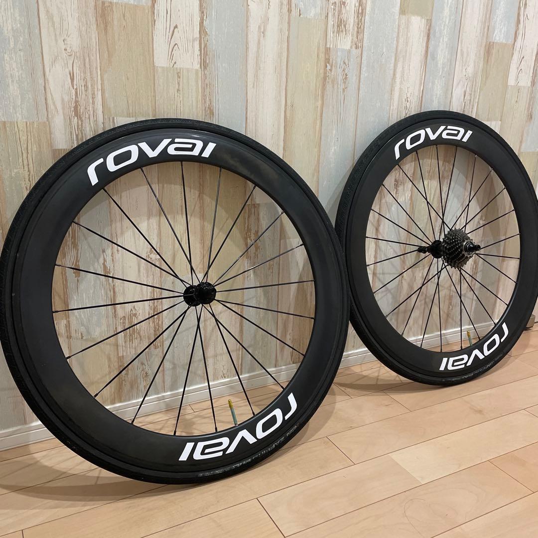 rovalステッカーカーボンホイールおまけとクイックスプロケ付き