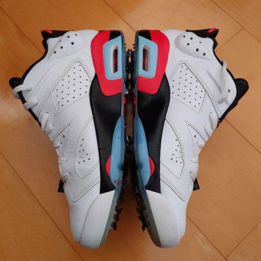 Air Jordan Retro 6 G ホワイト/ブラック/レッド