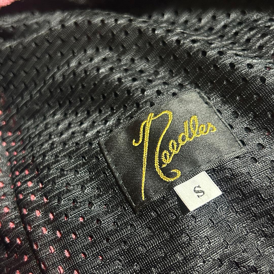 Needles ストレート トラックパンツ ニードルズ　ブラウン ピンク S