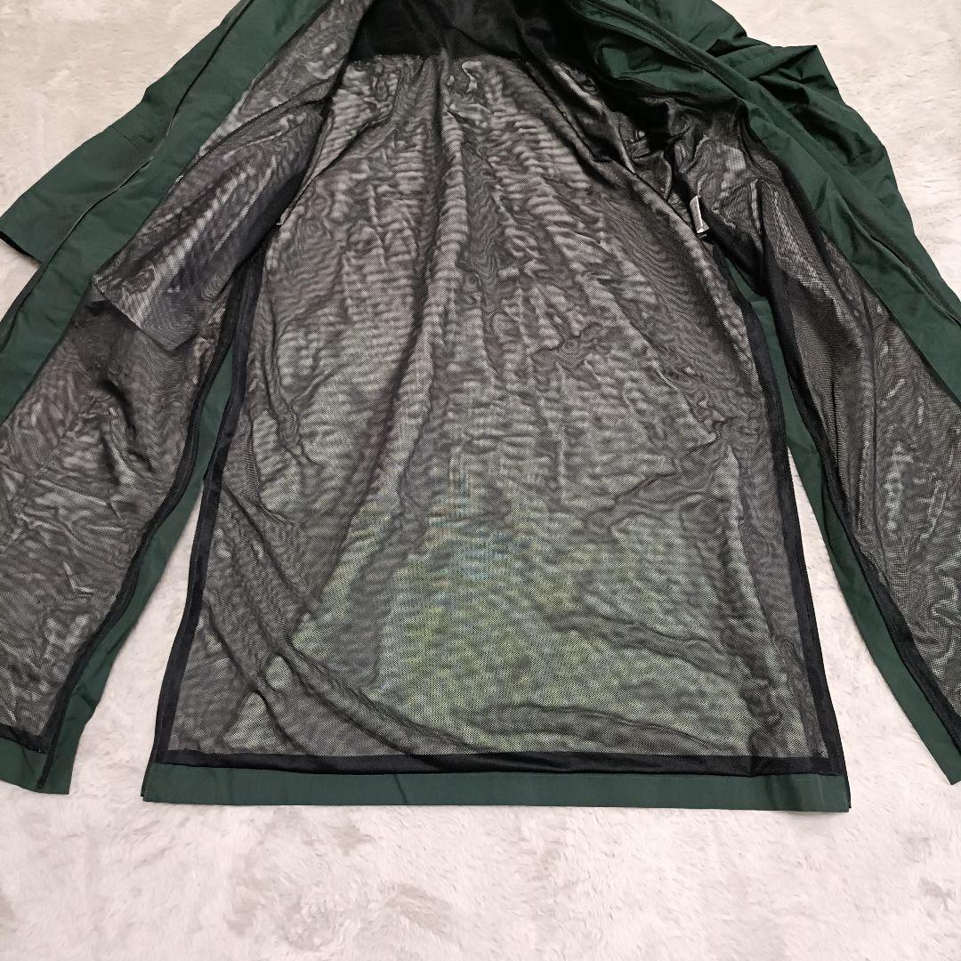 ダンスキン ロングコート 3way ナイロン ダークグリーン M 撥水