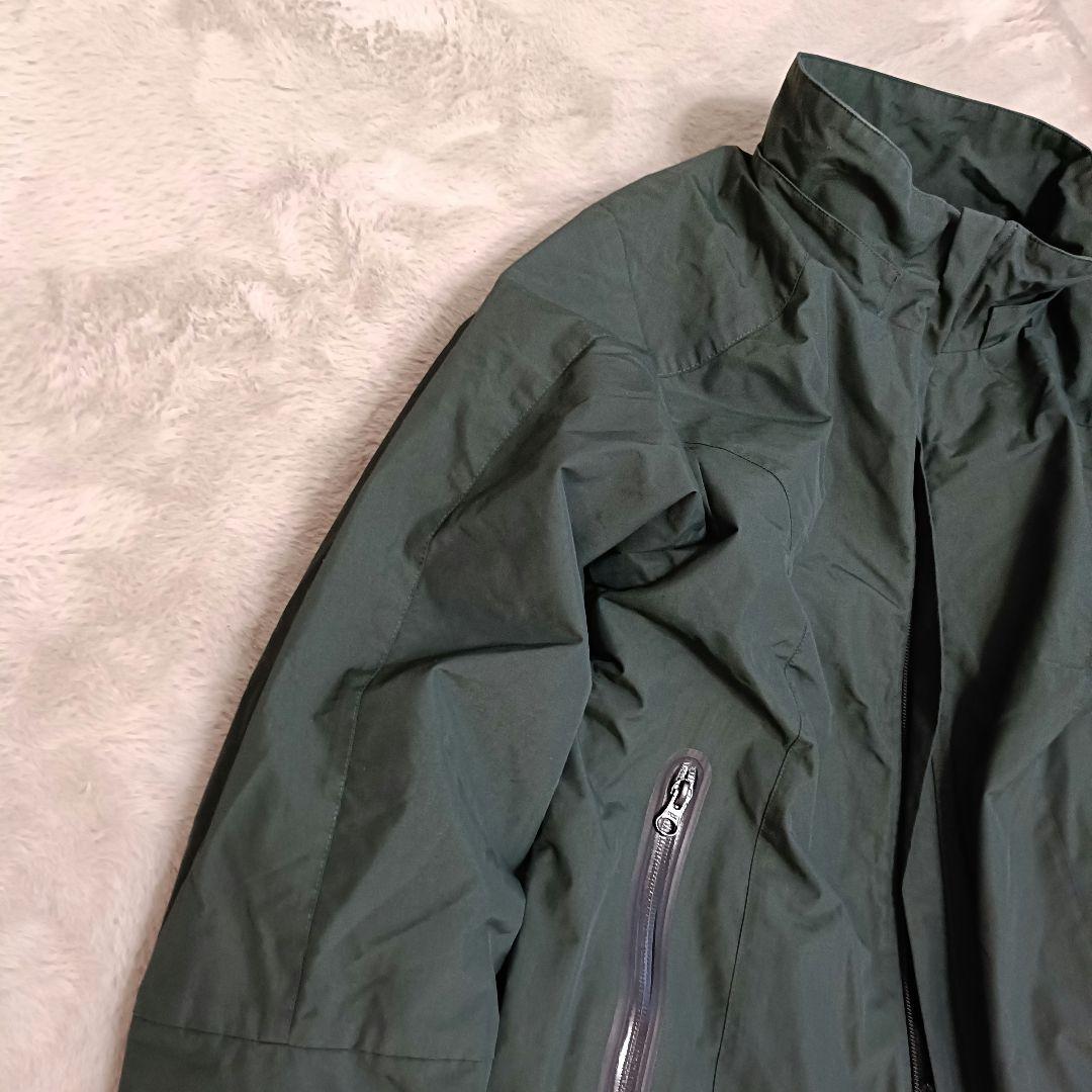 ダンスキン ロングコート 3way ナイロン ダークグリーン M 撥水