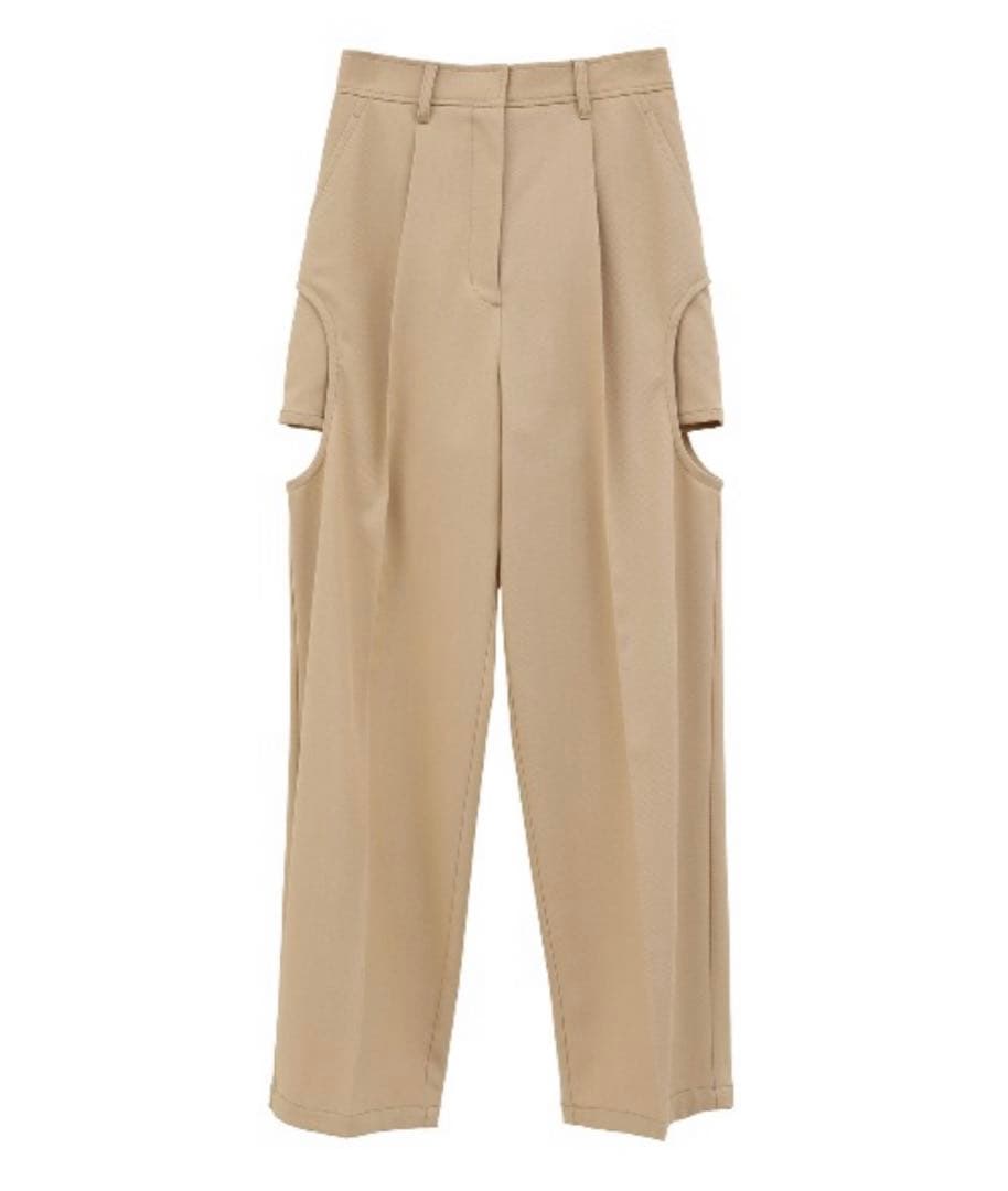 CLANE SIDE CIRCLE CUT PANTS （最終値下げです）