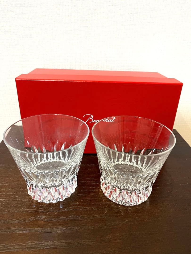 バカラBaccarat クリスタルグラス 2個セット 2019刻印　未使用