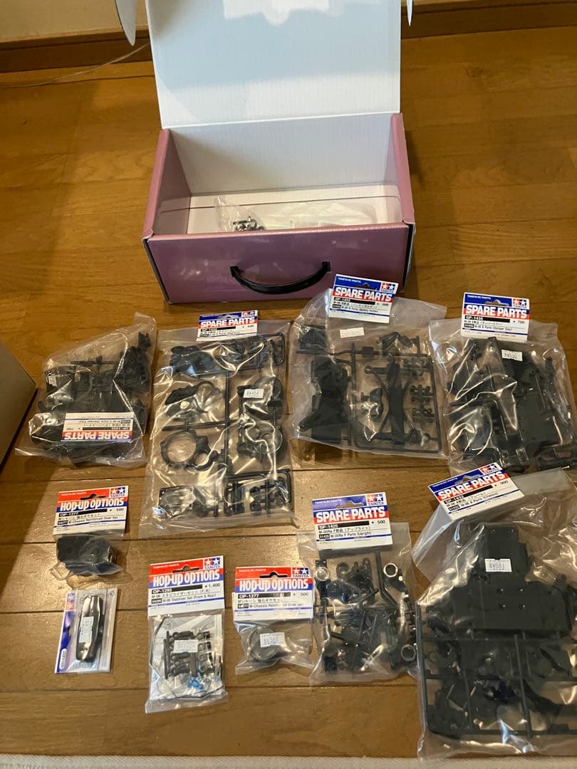 タミヤ Ｍ06PROシャーシ メカその他パーツ付き