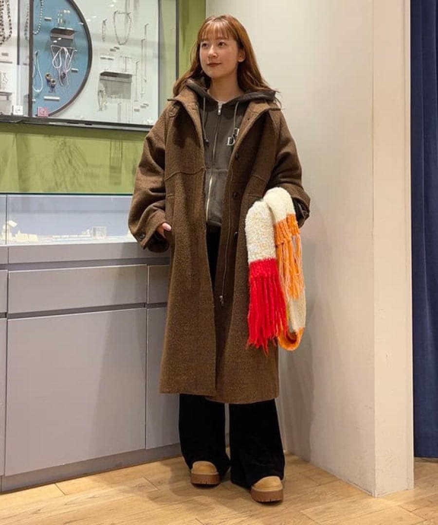 Ray BEAMS ＊ スタンドカラー シングル コート