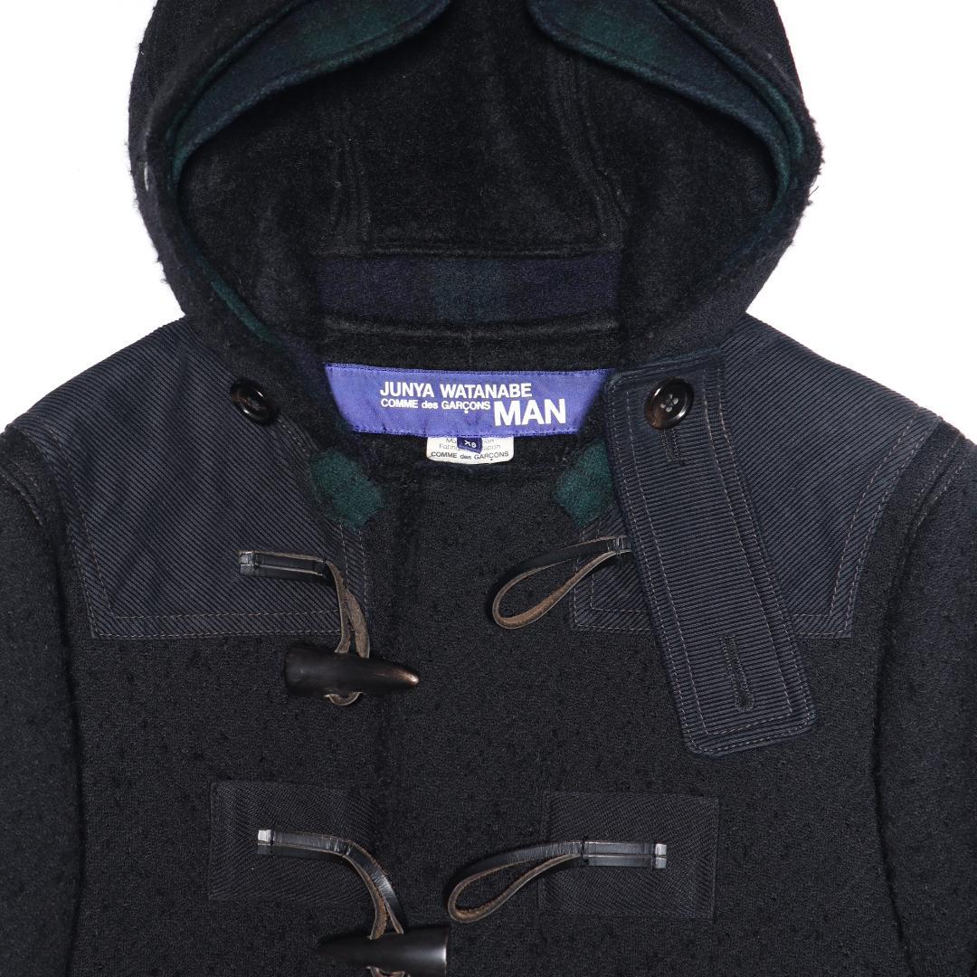 コムデギャルソン ジュンヤワタナベ マン11AWモヘヤ混ウール ダッフルコート
