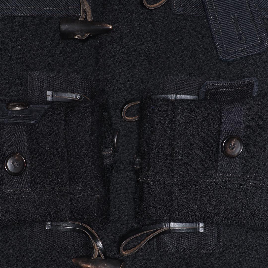 コムデギャルソン ジュンヤワタナベ マン11AWモヘヤ混ウール ダッフルコート