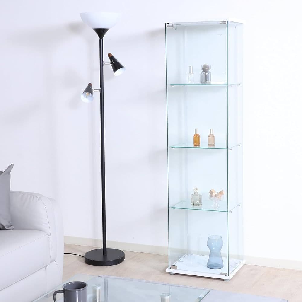 不二貿易 コレクションケース ガラスケース ガラスラック 3段