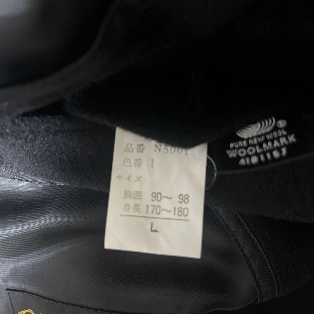 【最高級】深喜毛織 カシミヤ100% ロングコート L 黒 日本製