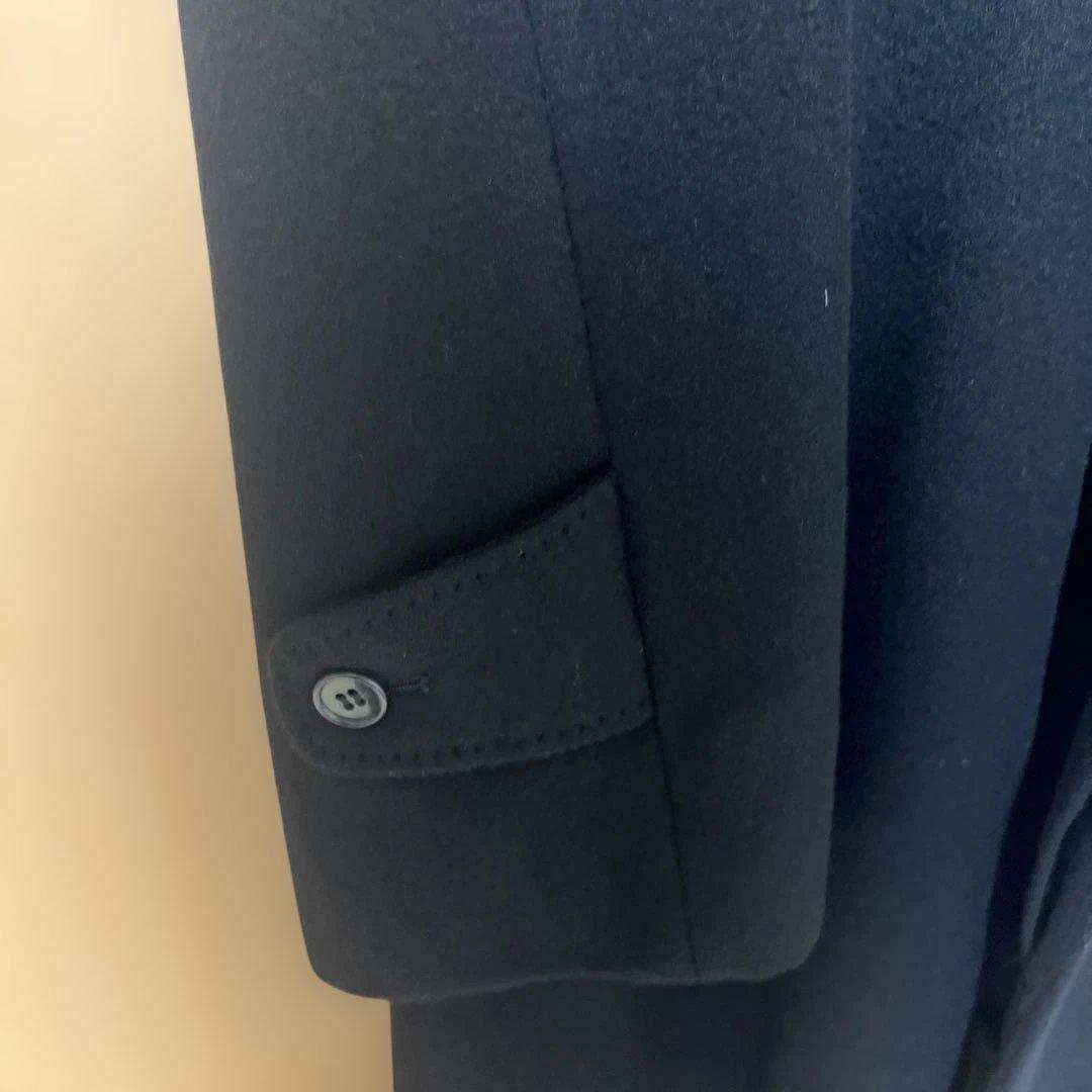 【最高級】深喜毛織 カシミヤ100% ロングコート L 黒 日本製