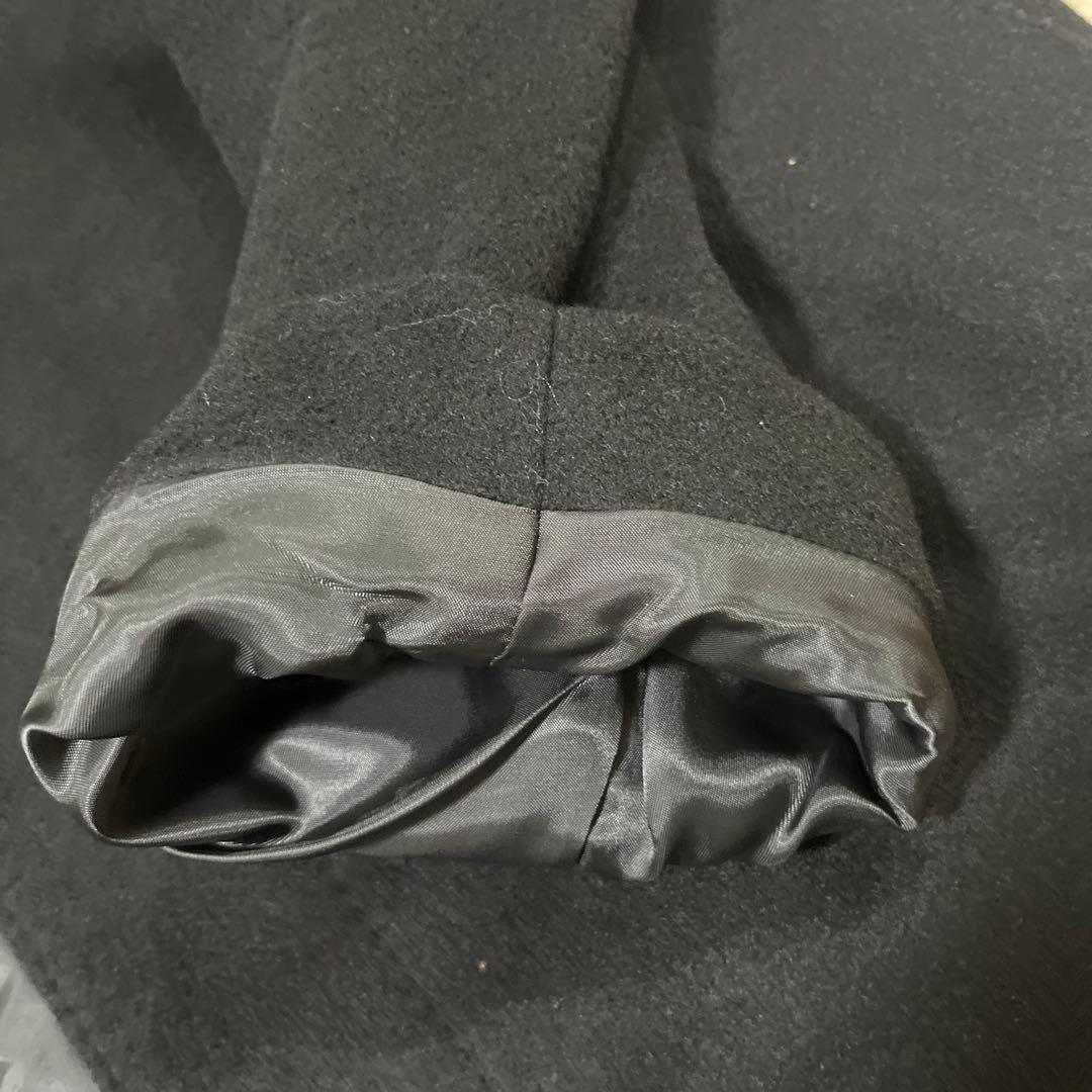 【最高級】深喜毛織 カシミヤ100% ロングコート L 黒 日本製