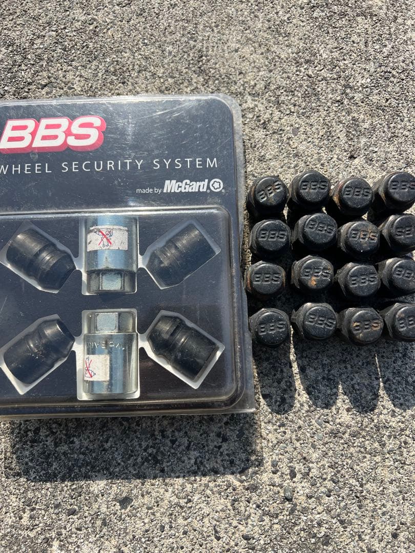 BBS ナット16個ホイールセキュリティ4個ロックナット　マックガード
