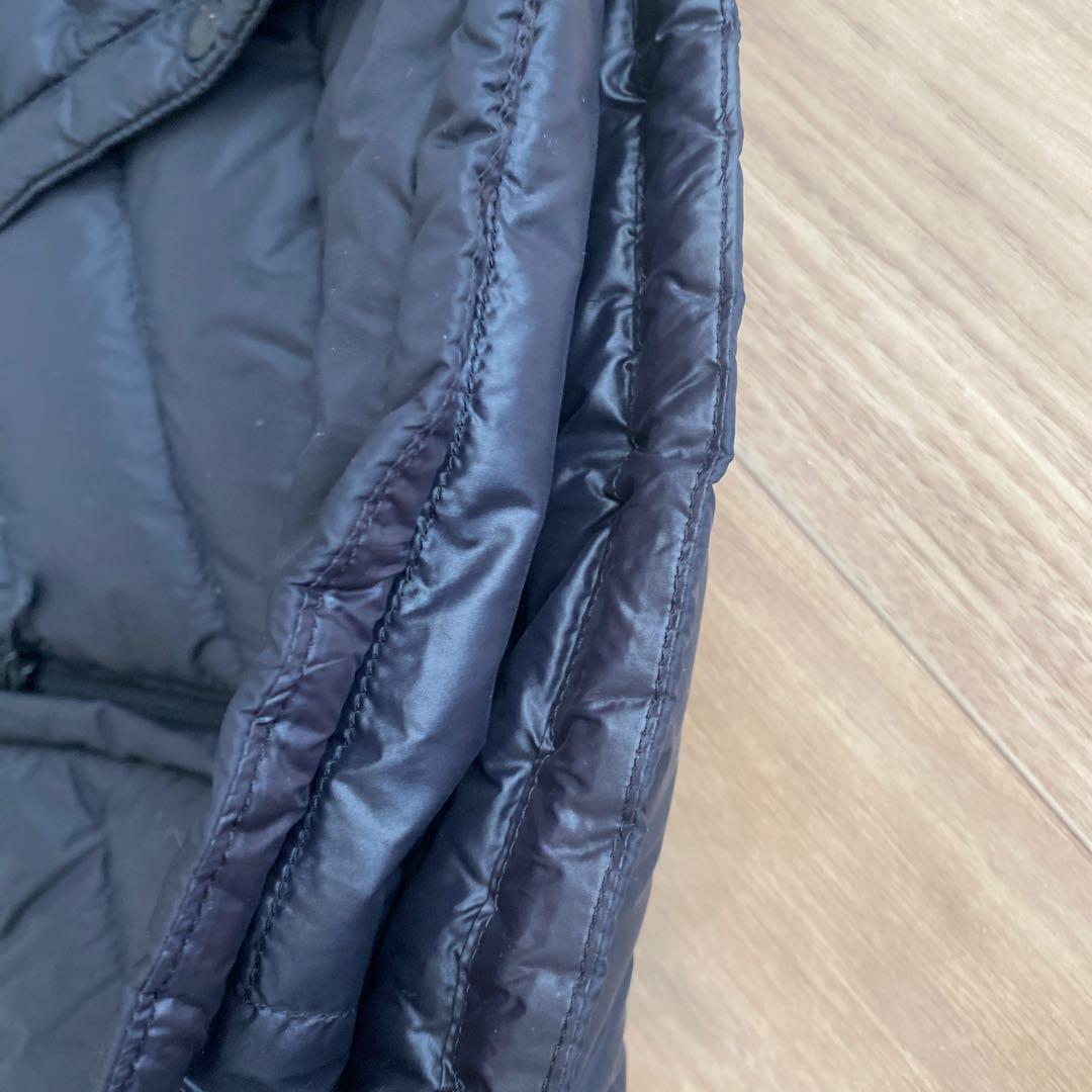 【最終お値引き】DANTON フェザーインナーダウンベスト 34 ブラック