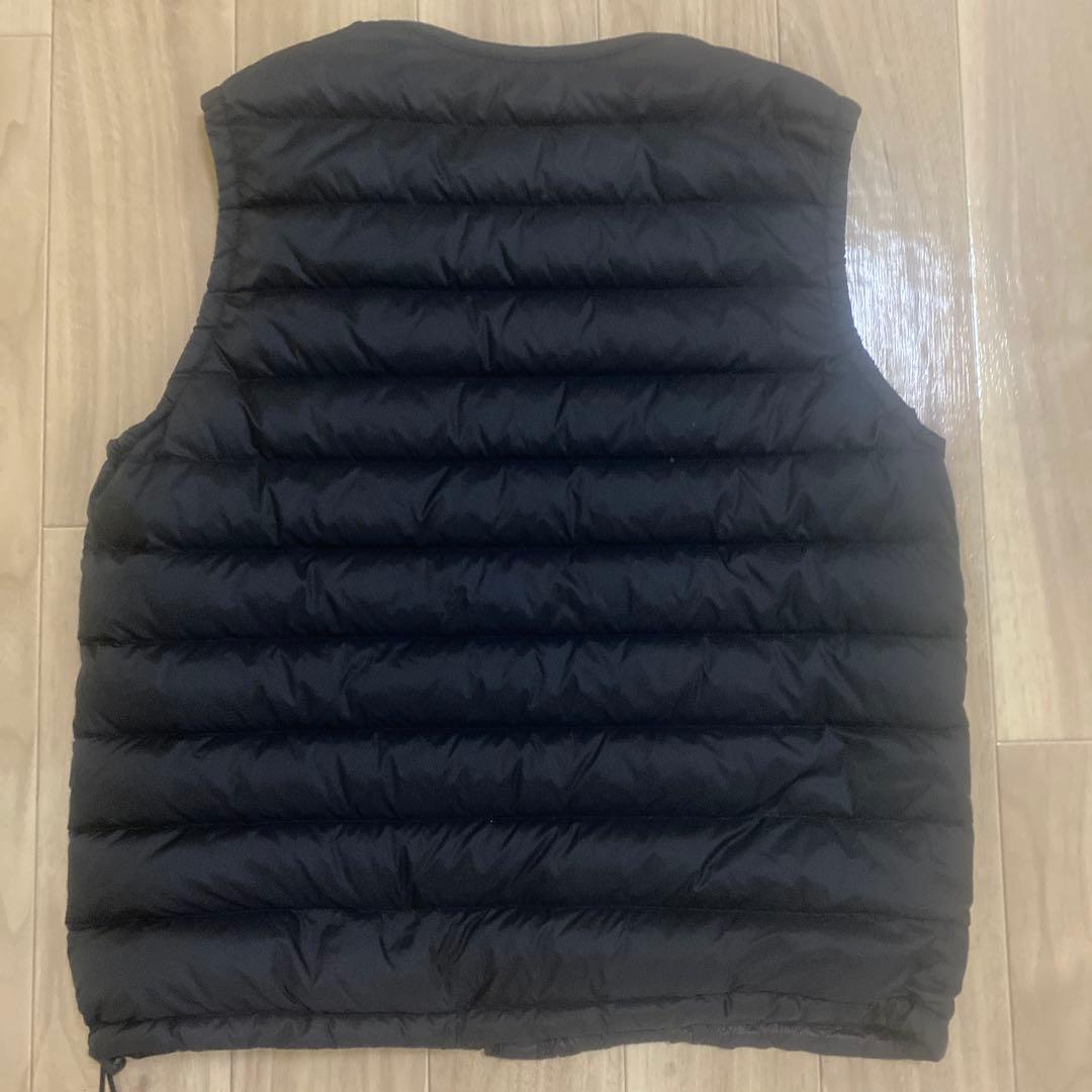 【最終お値引き】DANTON フェザーインナーダウンベスト 34 ブラック